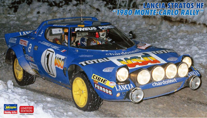 Zdjęcie Lancia Stratos HF "1980 Monte-Carlo Rally" 1:24 Hasegawa 20810