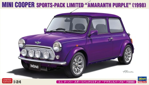 Mini Cooper Sports-Pack Limited Amaranth Purple (1998) 1:24 Hasegawa 20814