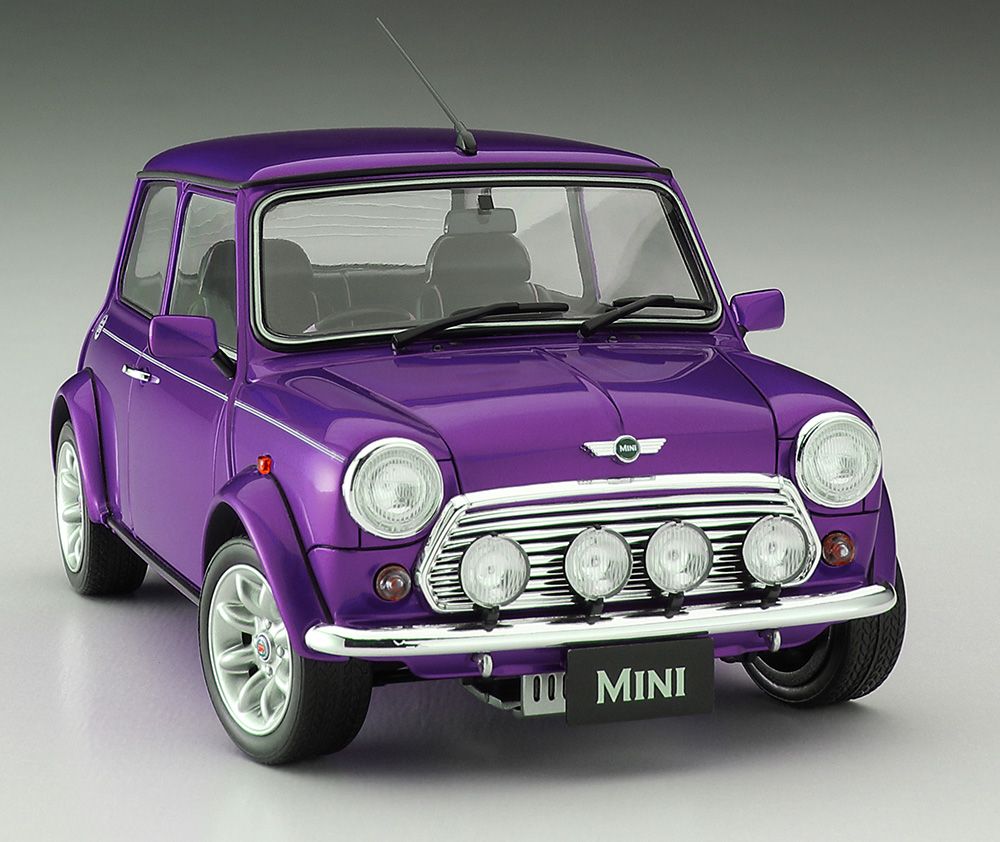 Zdjęcie Mini Cooper Sports-Pack Limited "Amaranth Purple" (1998) 1:24 Hasegawa 20814