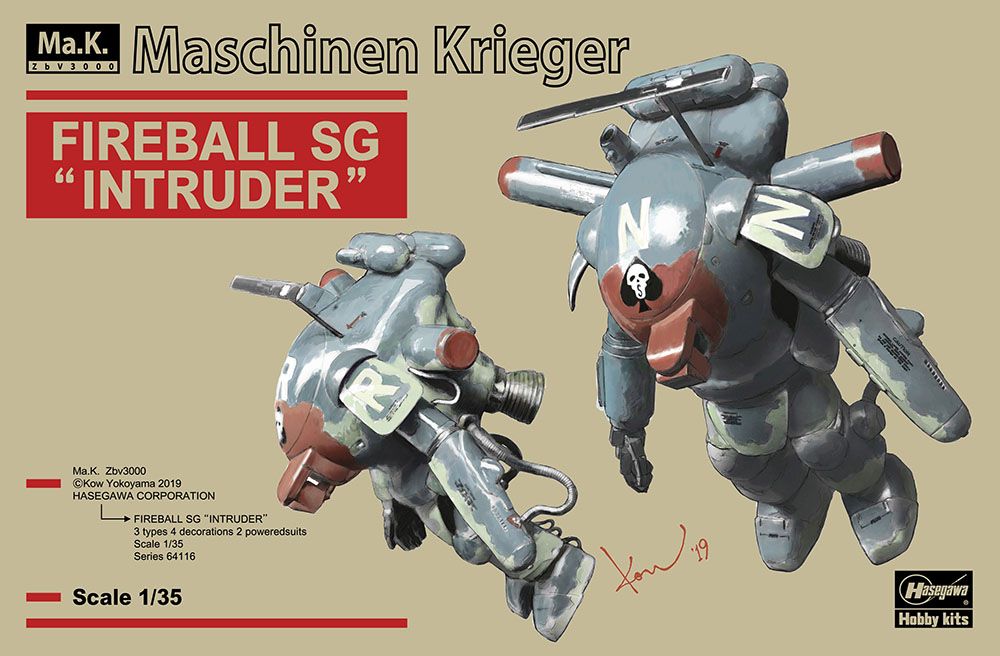 Zdjęcie Fireball SG "Intruder" 1:35 Hasegawa 64116