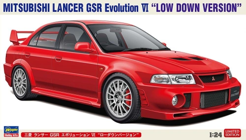 Mitsubishi Lancer GSR Evolution VI Low Down Version 1:24 Hasegawa 20803