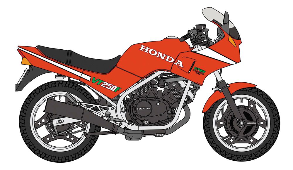 Zdjęcie Honda VT250F (MC08) (1984) "Red Color" 1:12 Hasegawa 21780