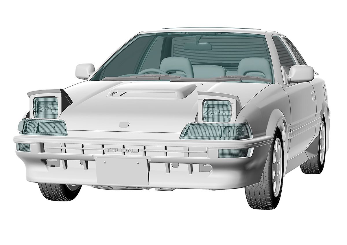 Zdjęcie Toyota Sprinter Trueno AE92 GT-Z Late Version (1989) 1:24 Hasegawa HC69