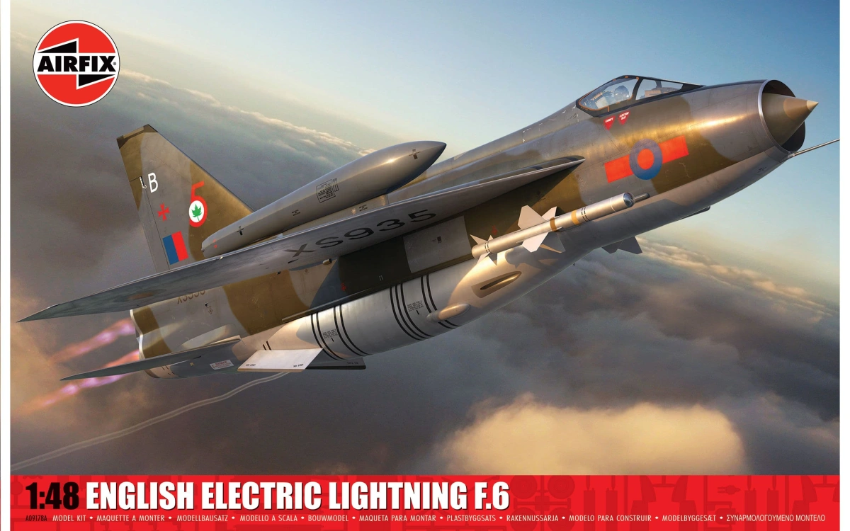 Zdjęcie English Electric Lightning F.6 1:48 Airfix 09178A