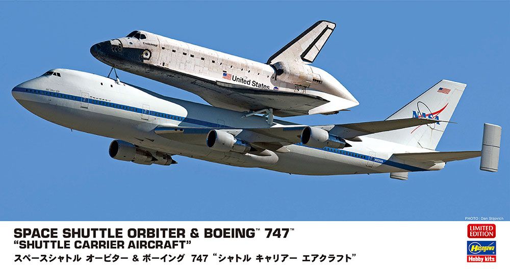Zdjęcie Space Shuttle Orbiter & Boeing 747 "Shuttle Carrier Aircraft" 1:200 Hasegawa 10844