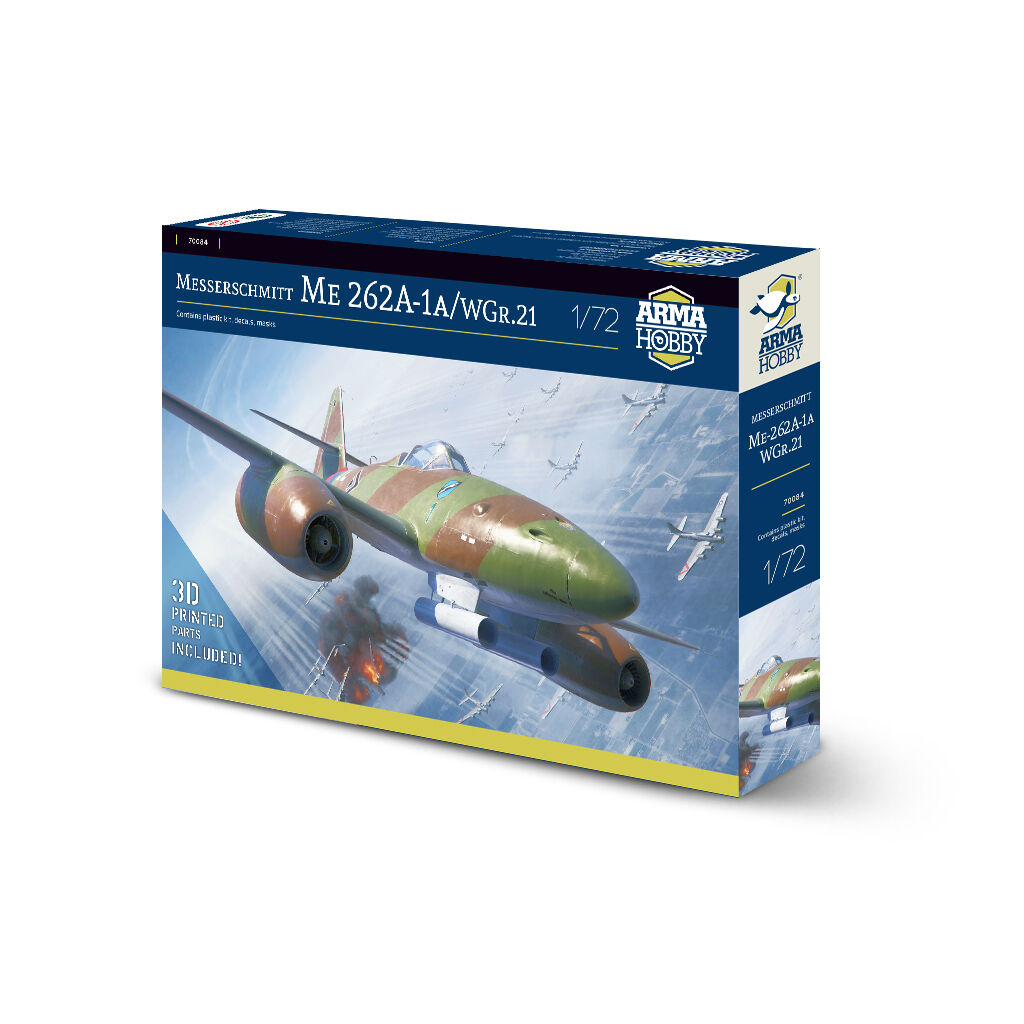 Zdjęcie Messerschmitt Me 262 A-1a/WGr.21 1:72 Arma Hobby AMH70084