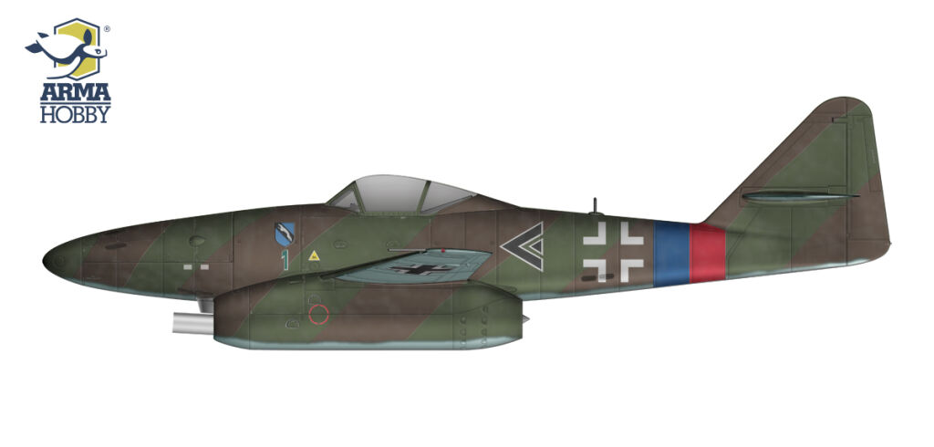 Zdjęcie Messerschmitt Me 262 A-1a/WGr.21 1:72 Arma Hobby AMH70084