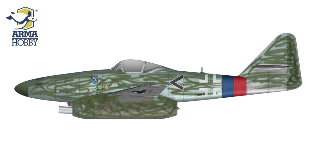 Zdjęcie Messerschmitt Me 262 A-1a/WGr.21 1:72 Arma Hobby AMH70084