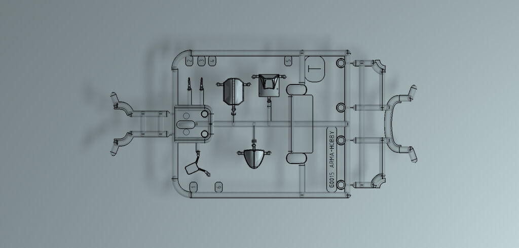 Zdjęcie Messerschmitt Me 262 A-1a/WGr.21 1:72 Arma Hobby AMH70084