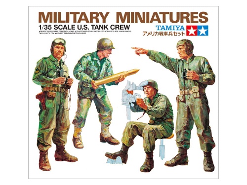 Załoga czołgu US (WWII US Tank Crew) 1:35 Tamiya 35004