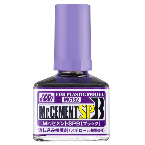 Klej z pędzelkiem do plastiku Mr. Cement SP Black 40ml MC-132