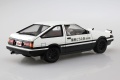 Zdjęcie dodatkowe produktu Toyota AE86 Trueno Initial D (plus figurka Takumi Fujiwara) 1:24 Aoshima 059548