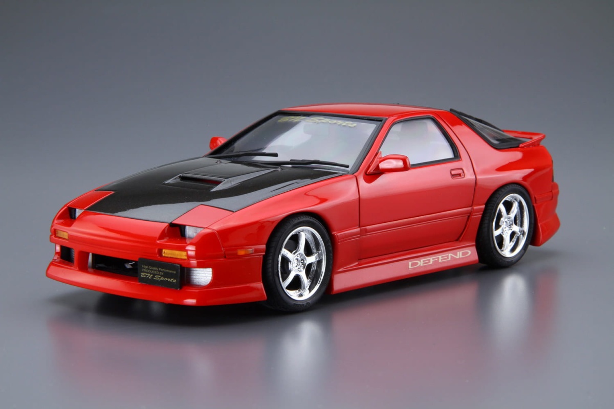 Zdjęcie dodatkowe produktu Mazda RX-7 '89 FC3S BNSports 1:24 Aoshima 061503