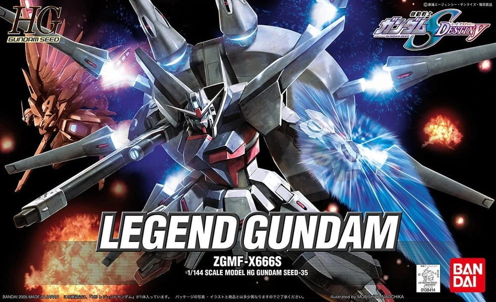 Zdjęcie dodatkowe produktu Gunpla ZGMF-X666S Legend Gundam HGGS 1:144