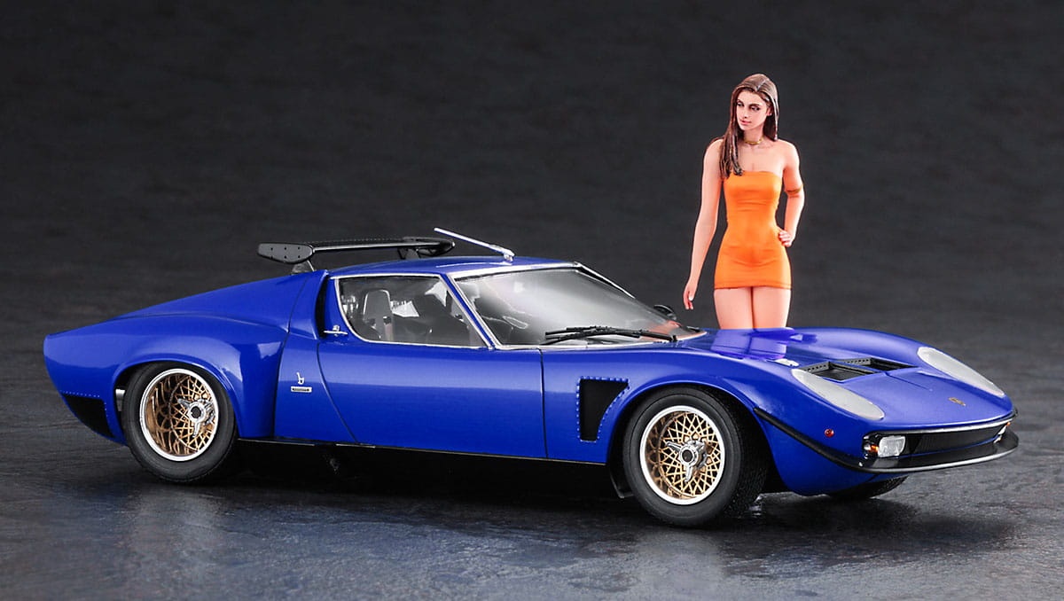 Zdjęcie dodatkowe produktu Lamborghini Jota SVR (z figurką) 1:24 Hasegawa 20472