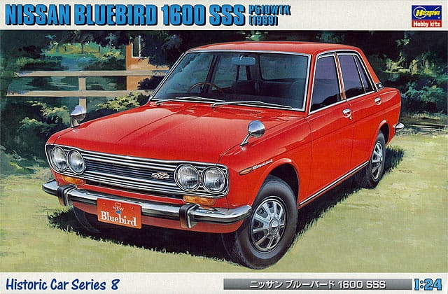 Zdjęcie główne produktu Nissan Bluebird 1600 SSS '69 1:24 Hasegawa HC8