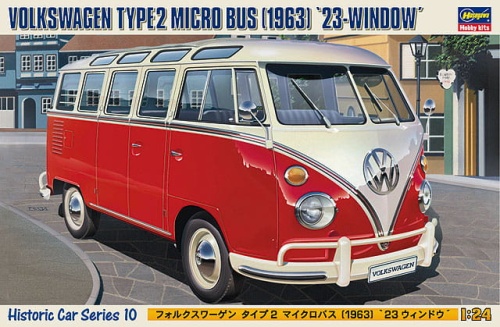 Volkswagen Typ 2 Micro Bus '63 1:24 Hasegawa HC10