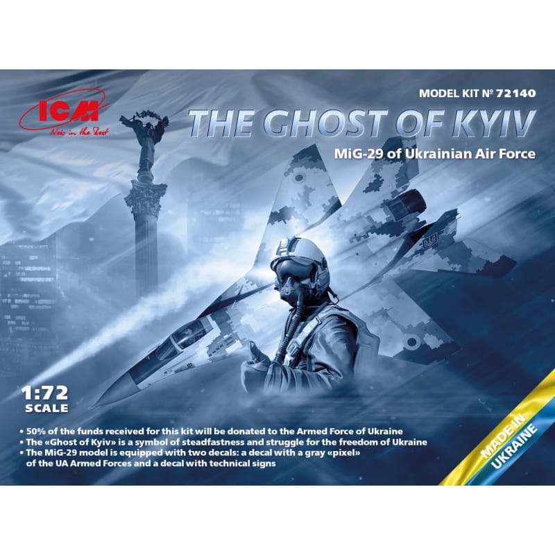 Zdjęcie główne produktu MiG-29 The Ghost of Kyiv 1:72 ICM 72140
