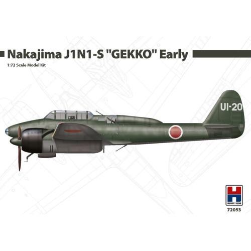 Nakajima J1N1-S GEKKO Early 1:72 Hobby 2000 72053