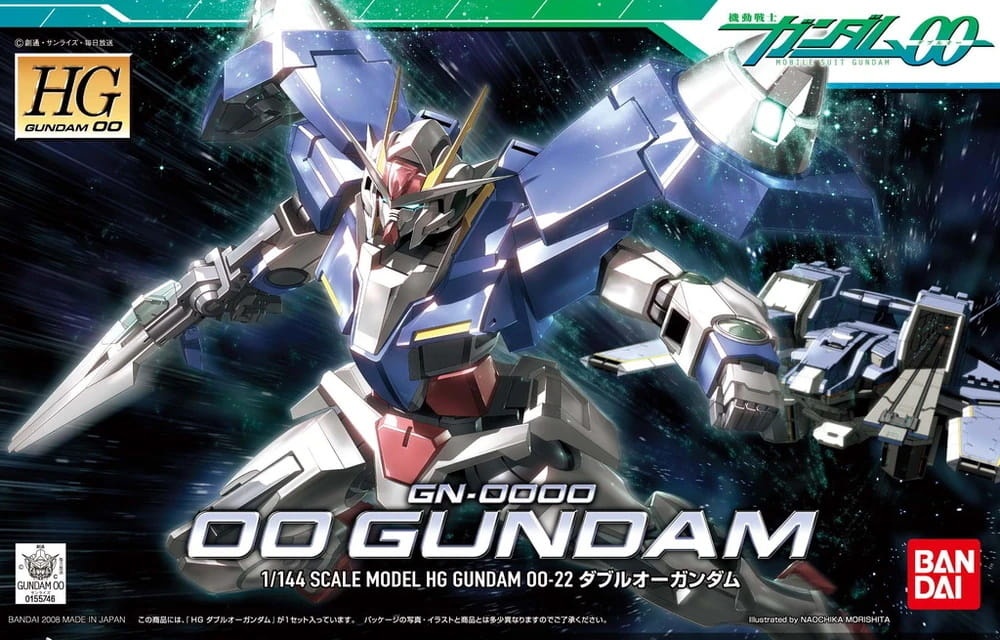 Zdjęcie główne produktu Gunpla GN-0000 00 Gundam HG00 1:144