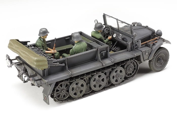 Zdjęcie dodatkowe produktu Sd.Kfz.10 German 1ton Half-Track 1:35 Tamiya 37016