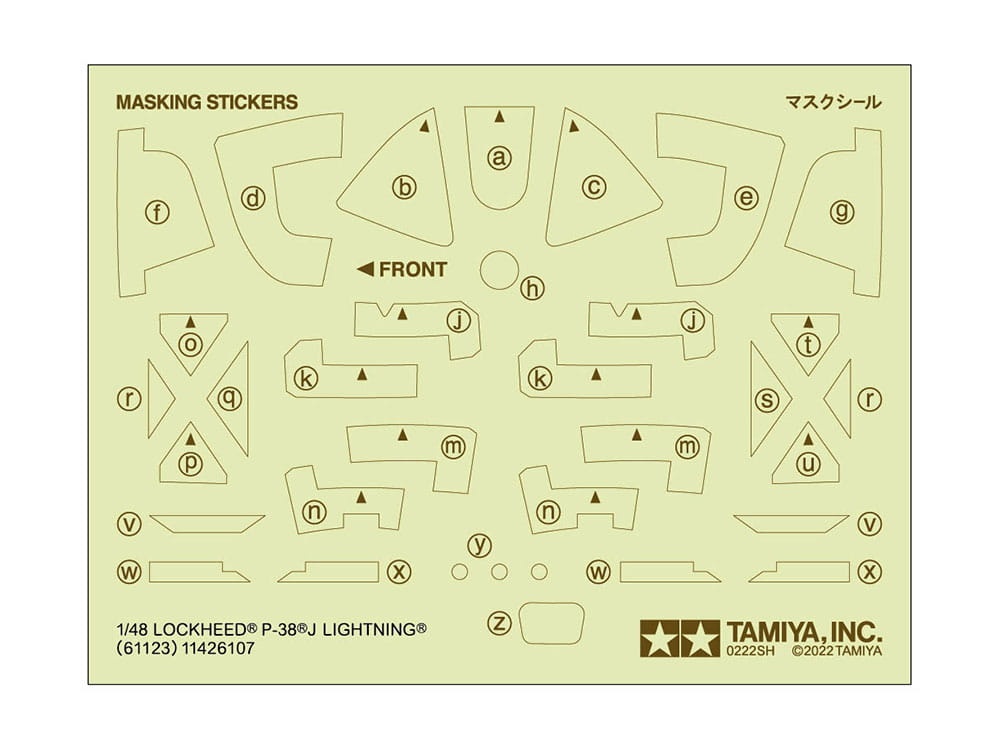 Zdjęcie dodatkowe produktu Lockheed P-38J Lightning 1:48 Tamiya 61123