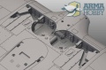 Zdjęcie dodatkowe produktu Hurricane Mk IIc trop Model Kit 1:72 Arma Hobby 70037