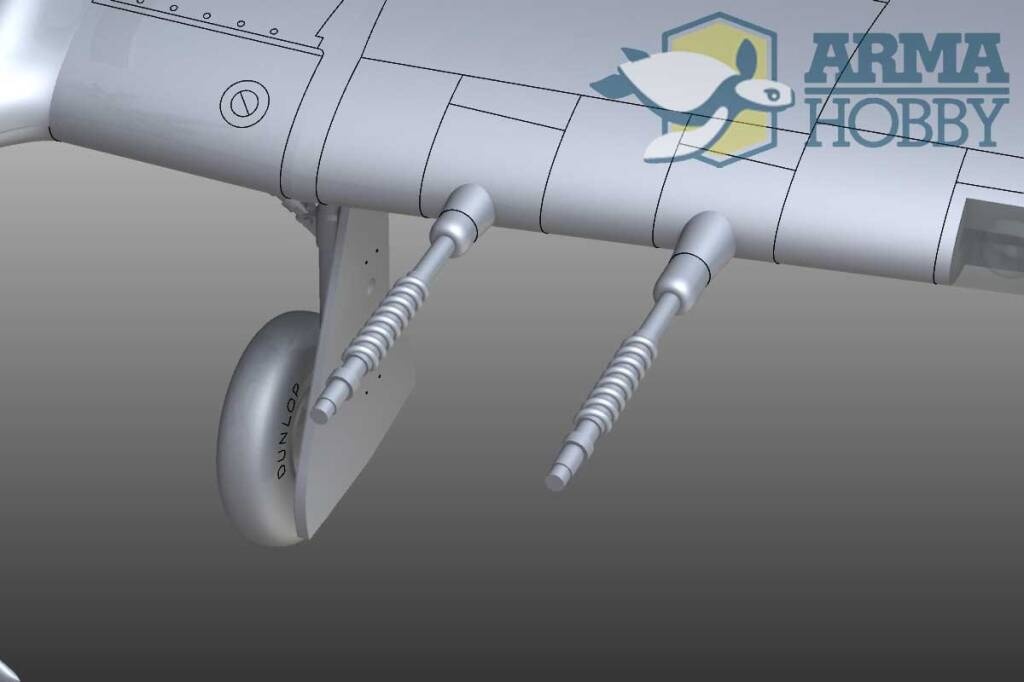 Zdjęcie dodatkowe produktu Hurricane Mk IIc trop Model Kit 1:72 Arma Hobby 70037