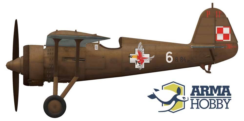 Zdjęcie dodatkowe produktu PZL P.11c Kresy Model Kit 1:72 Arma Hobby 70017