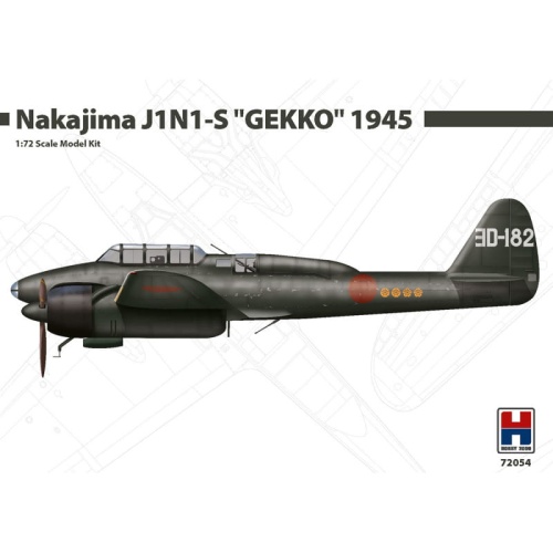 Nakajima J1N1-S GEKKO 1945 1:72 Hobby 2000 72054