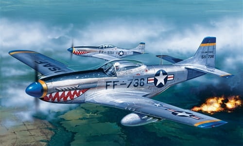 Zdjęcie dodatkowe produktu P-51D Mustang 1:72 Italeri 0086