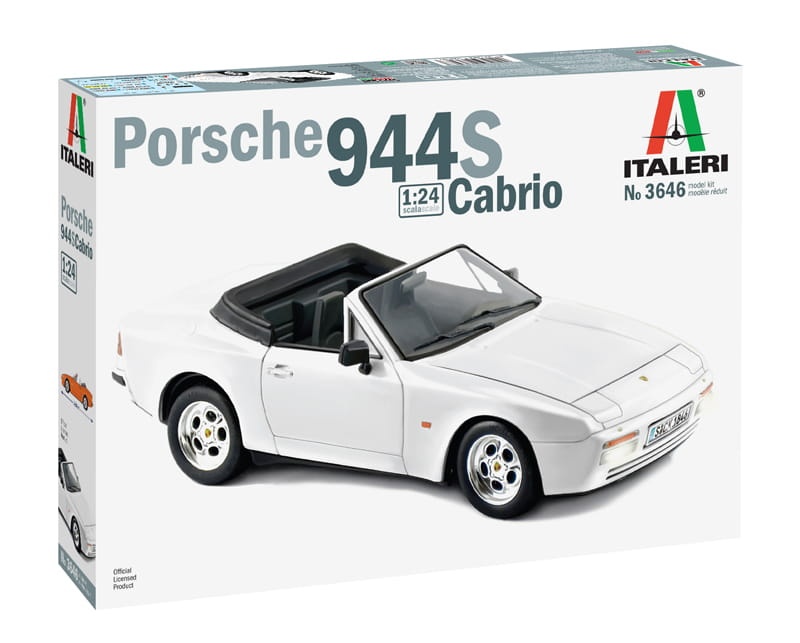 Zdjęcie główne produktu Porsche 944S Cabrio 1:24 Italeri 3646