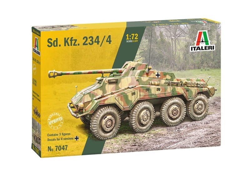 Zdjęcie główne produktu Sd. Kfz. 234/4 1:72 Italeri 7047