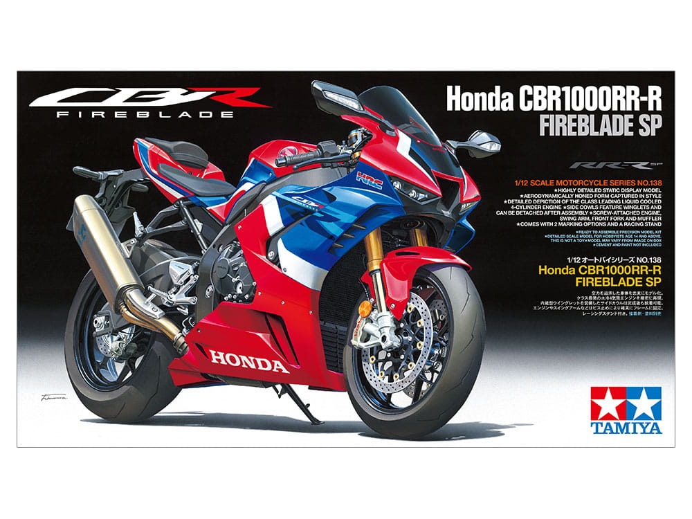 Zdjęcie główne produktu Honda CBR1000RR-R Fireblade SP 1:12 Tamiya 14138