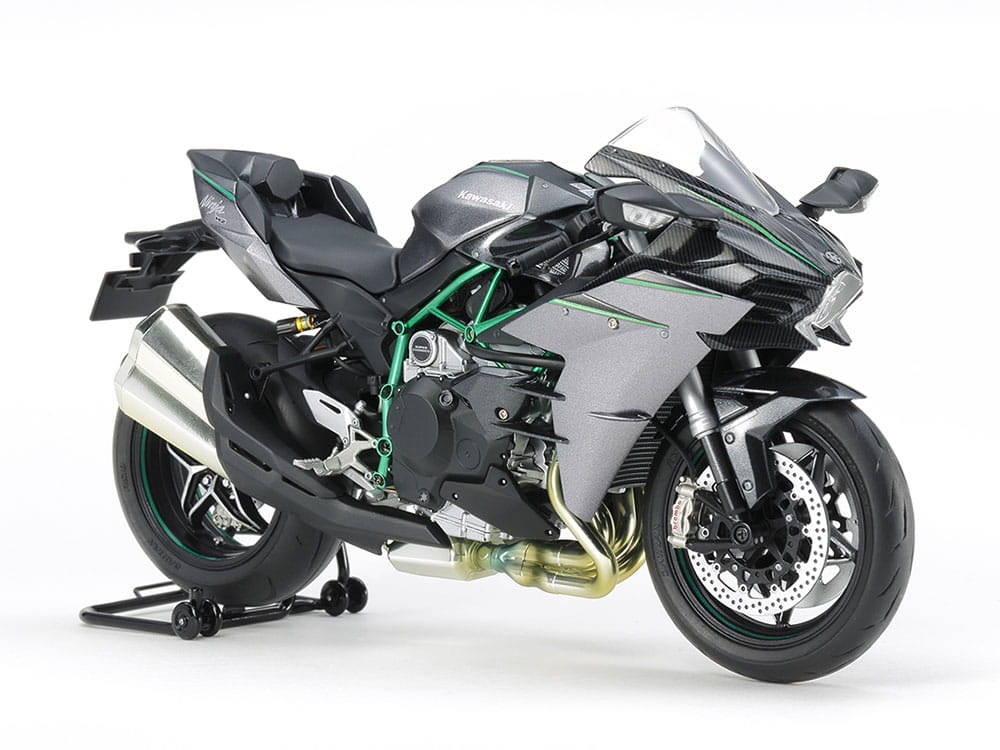 Zdjęcie dodatkowe produktu Kawasaki Ninja H2 Carbon 1:12 Tamiya 14136