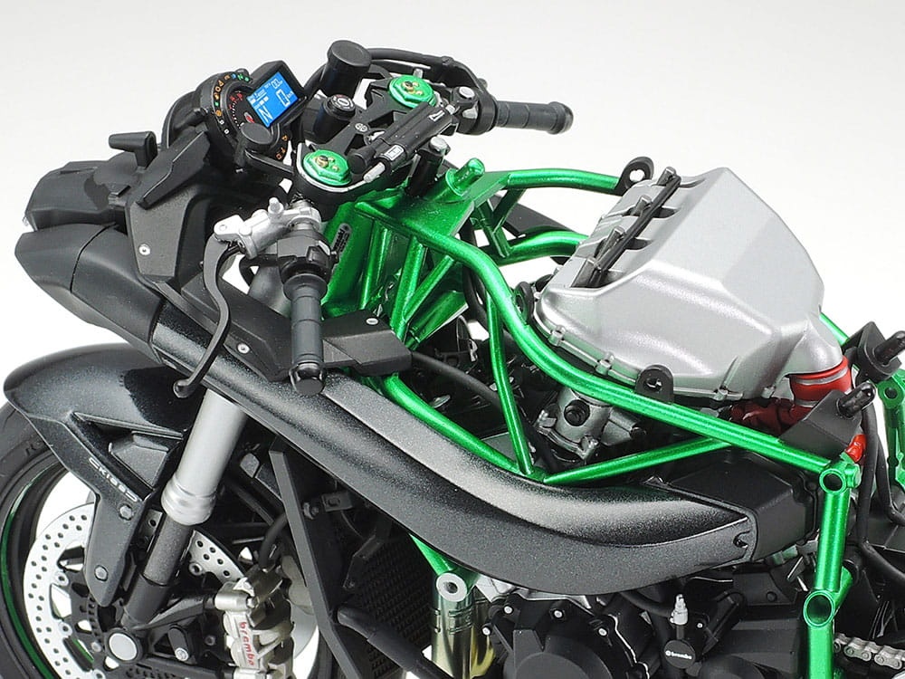 Zdjęcie dodatkowe produktu Kawasaki Ninja H2 Carbon 1:12 Tamiya 14136