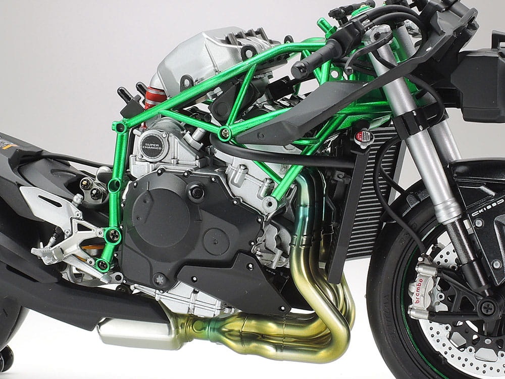 Zdjęcie dodatkowe produktu Kawasaki Ninja H2 Carbon 1:12 Tamiya 14136