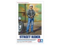 Zdjęcie główne produktu Figurka motocyklisty - Street Rider 1:12 Tamiya 14137