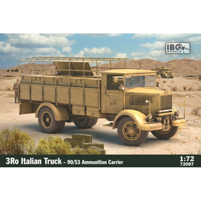 Zdjęcie główne produktu Italian Truck 3Ro (90/53 Ammo Carrier) 1:72 IBG 72097