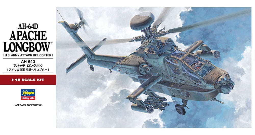 Zdjęcie główne produktu AH-64D Apache Longbow 1:48 Hasegawa PT23