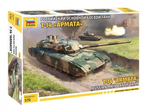 Zdjęcie główne produktu T-14 Armata (Russian main battle tank) 1:72 Zvezda 5056