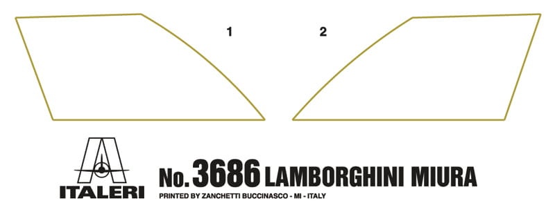 Zdjęcie dodatkowe produktu Lamborghini Miura 1:24 Italeri 3686