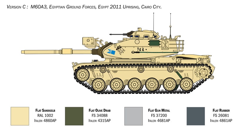 Zdjęcie dodatkowe produktu M60A3 1:35 Italeri 6582