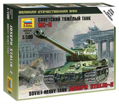 Zdjęcie główne produktu IS-2 Soviet heavy tank 1:100 Zvezda 6201