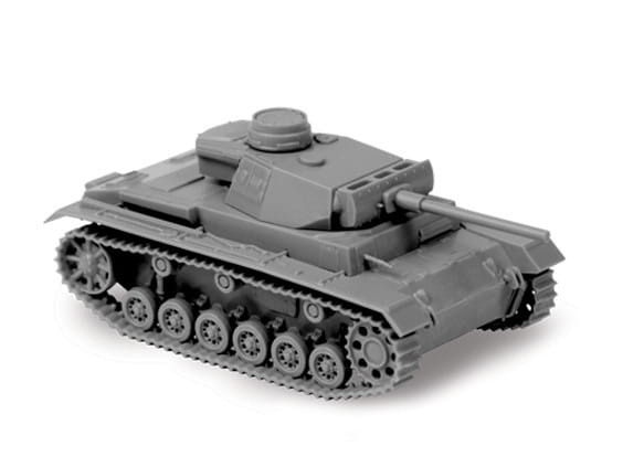 Zdjęcie dodatkowe produktu Panzerkampfwagen III 1:100 Zvezda 6162