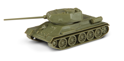 T-34/85 Soviet medium tank 1:100 Zvezda 6160