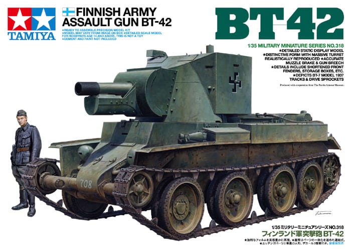 Zdjęcie główne produktu Finnish Army Assault Gun BT-42 1:35 Tamiya 35318