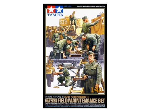 German Tank Crew Field Maintenance Set 1:48 Tamiya 32547
