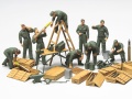 Zdjęcie dodatkowe produktu German Tank Crew Field Maintenance Set 1:48 Tamiya 32547