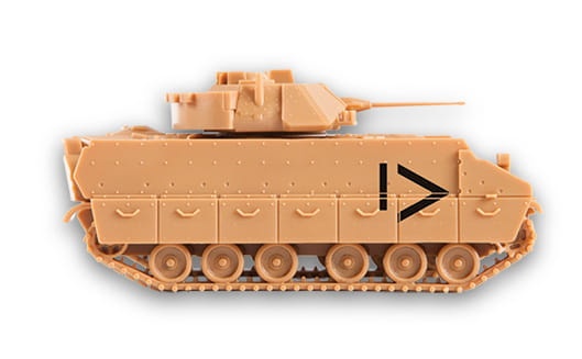 Zdjęcie dodatkowe produktu M2A2 Bradley U.S. Infantry Fighting Vehicle 1:100 Zvezda 7406